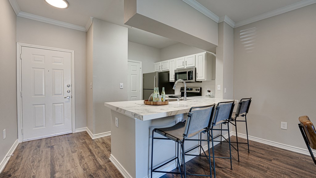 Gourmet Kitchen at Highland Luxury Living, Lewisville, Texas
