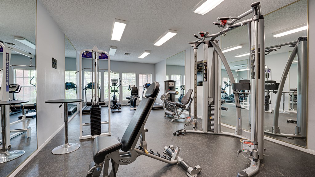 24-Hour Multi-Level Cardio And Weightlifting Center at Hunters Hill, Texas