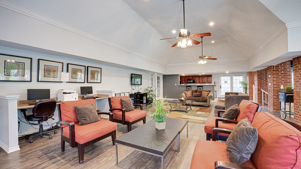 Resident Lounge at Hunters Hill, Dallas, TX, 75287