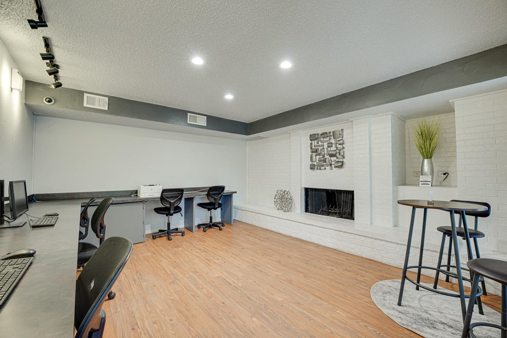 Living room at Indian Creek Apartments, Texas