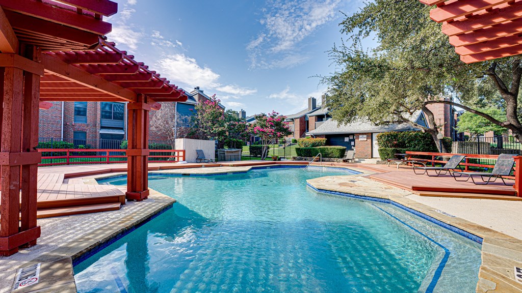 Pool View at Indian Creek Apartments, Carrollton