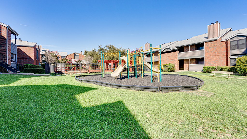 Playground Area at Indian Creek Apartments, Carrollton, TX, 75007
