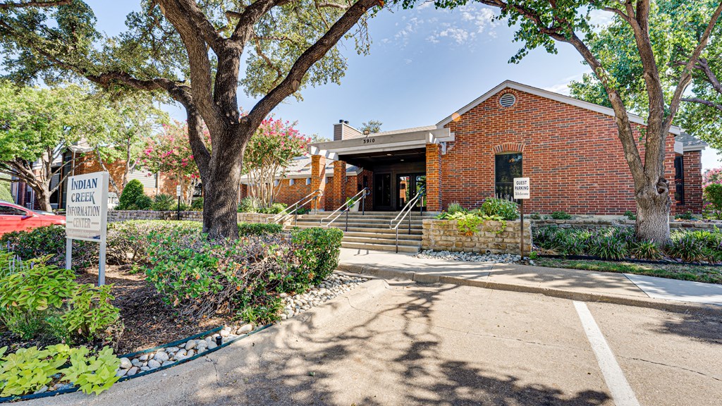 Property Signage at Indian Creek Apartments, Carrollton