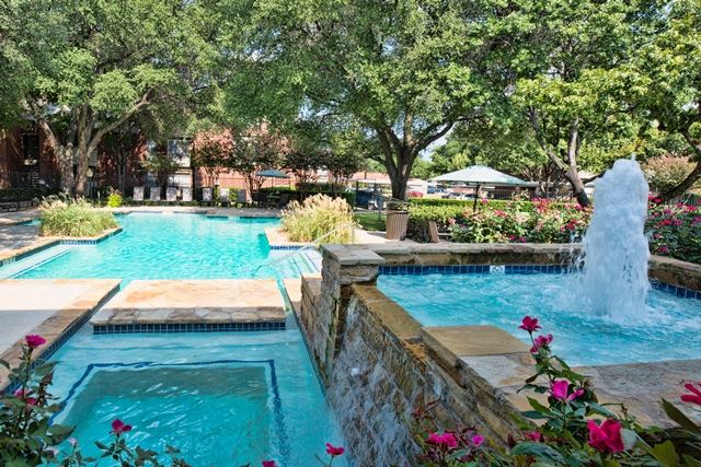 Landscaped Pool at Indian Creek Apartments - Photo Gallery 1