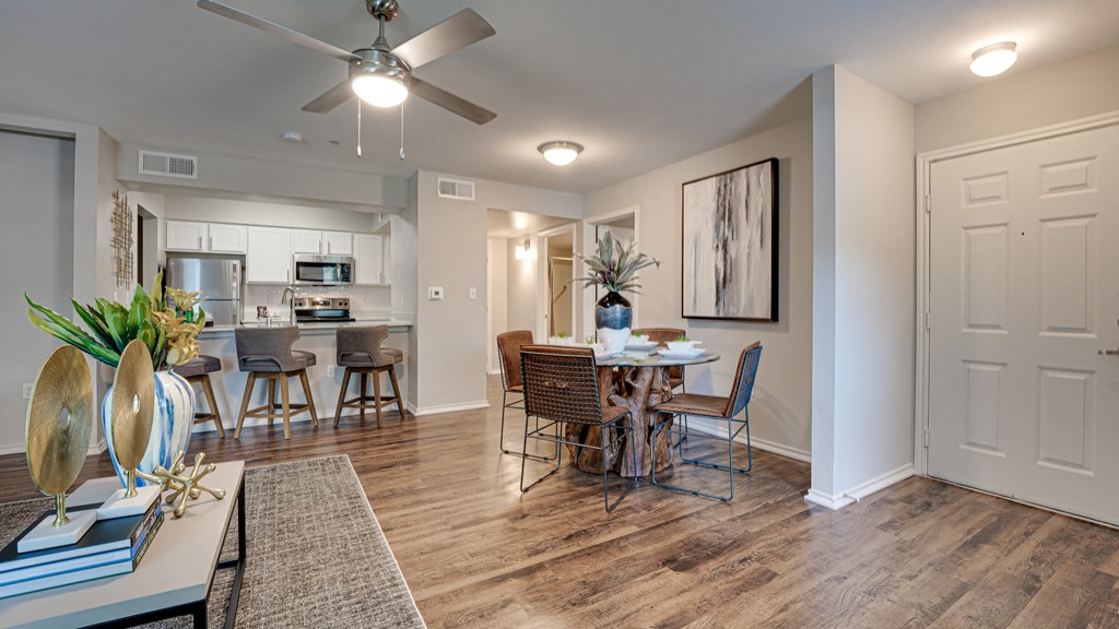 Model Dining Area at Knox Allen Station, Allen, TX
