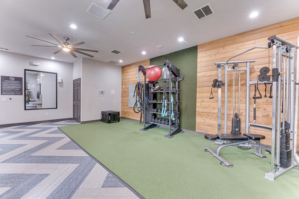 Gym at Limestone Ranch Apartments, Lewisville 75067