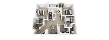2 bed 2 bath at Limestone Ranch Apartments, Lewisville
