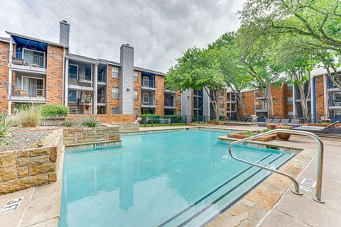 A swimming pool  at The Manhattan Apartments, Dallas, TX