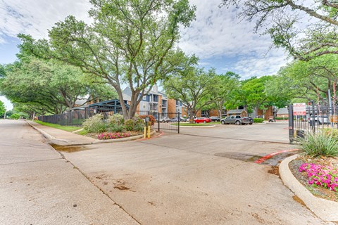 Sidewalk at The Manhattan Apartments, Dallas, TX, 75252