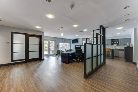 Leasing Office at The Manhattan Apartments, Dallas