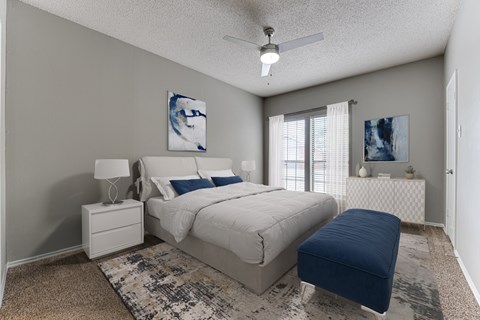 Large Bedroom at The Manhattan Apartments, Dallas, 75252