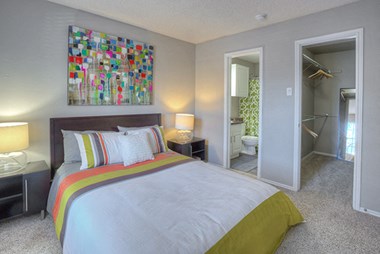 Bedroom at The Manhattan Apartments, Texas, 75252 - Photo Gallery 4