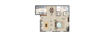 Maple Floor Plan layout  at Arbors Of Cleburne, Cleburne