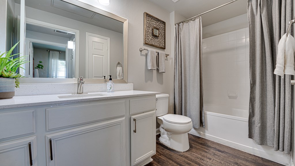 Renovated Bathrooms With Quartz Counters at Mason, Texas, 75069