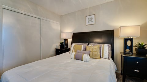 bedroom with bed and nightstands at Paces Crossing, Texas