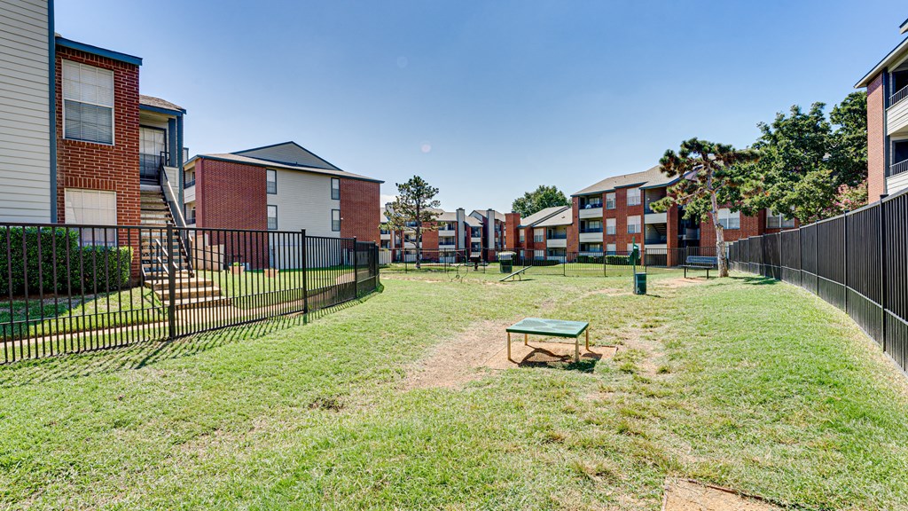 fence and picnic table at Paces Crossing, Denton, Texas