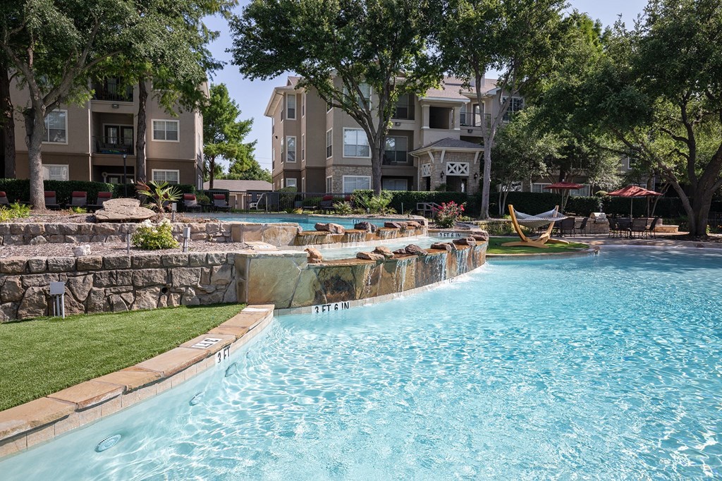 Pool View at The Brazos, Dallas, Texas