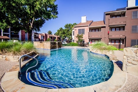 Pool at Timberglen Apartments, Dallas, TX