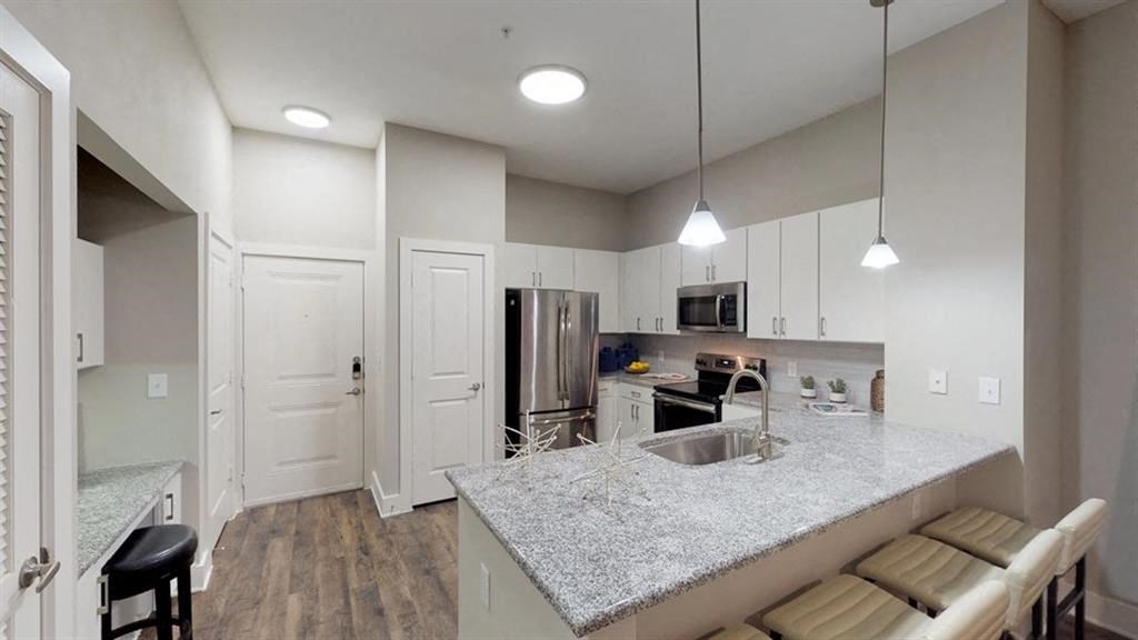 Granite Countertop Kitchen at Highline Urban Lofts, Cypress, 77429