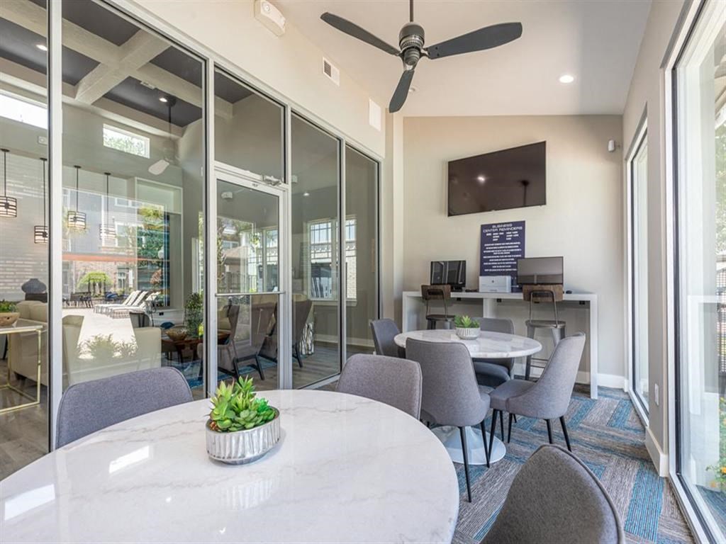 Conference Room at Delray Apartments, Houston