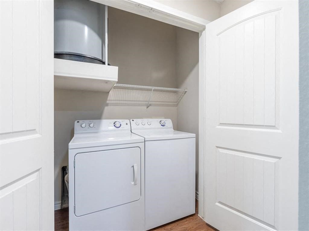 Stacked Washer/Dryer at Delray Apartments, Houston, TX, 77077