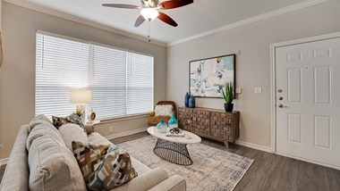 Modern Living Room at The Brazos, Dallas, TX - Photo Gallery 2
