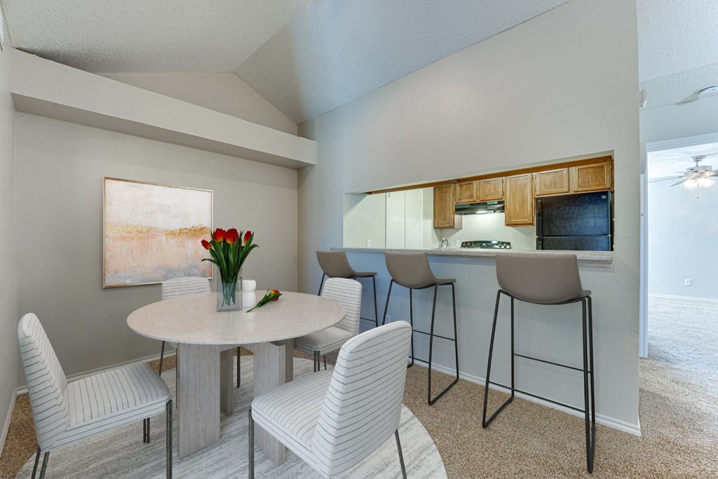 Dining Room With Kitchen at Towne Centre Village, Texas, 75150