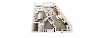 Coleman Floor Plan at Vue Fitzhugh, Texas