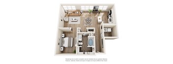 L100 Floor Plan at Vue Fitzhugh, Dallas, TX