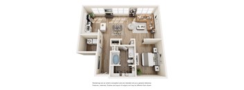L400 Floor Plan at Vue Fitzhugh, Dallas, TX