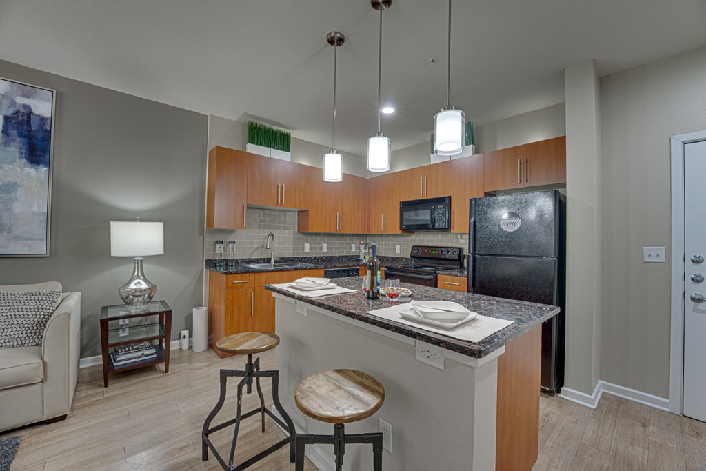 Island Kitchen at Vue Greenville, Dallas