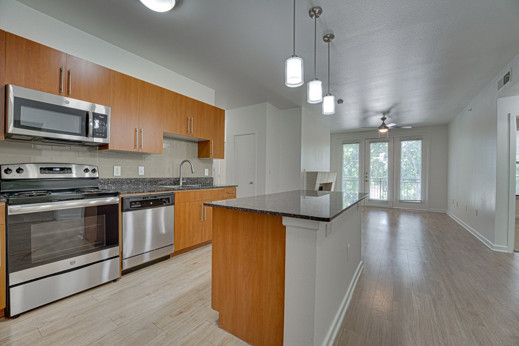 Stainless Steel Appliances at Vue Greenville, Dallas, TX