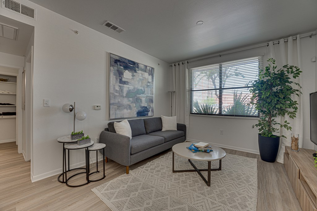 Living Room Interior at Vue Live Oak, Texas