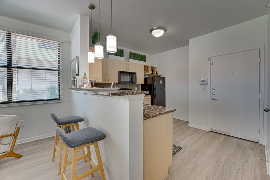 Island Kitchen at Vue Live Oak, Dallas, 75204