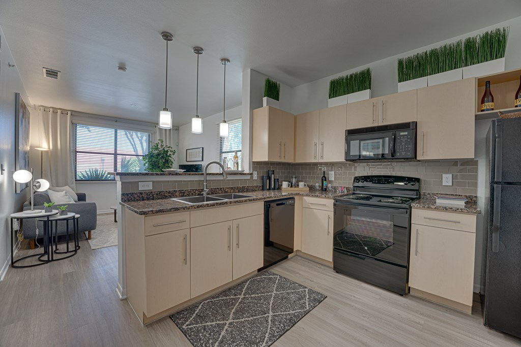 Fully Equipped Kitchen at Vue Live Oak, Dallas