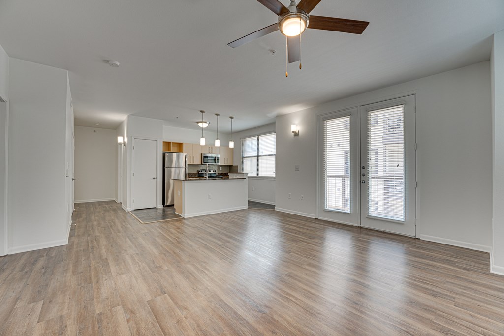 Unfurnished Living Space at Vue Live Oak, Dallas