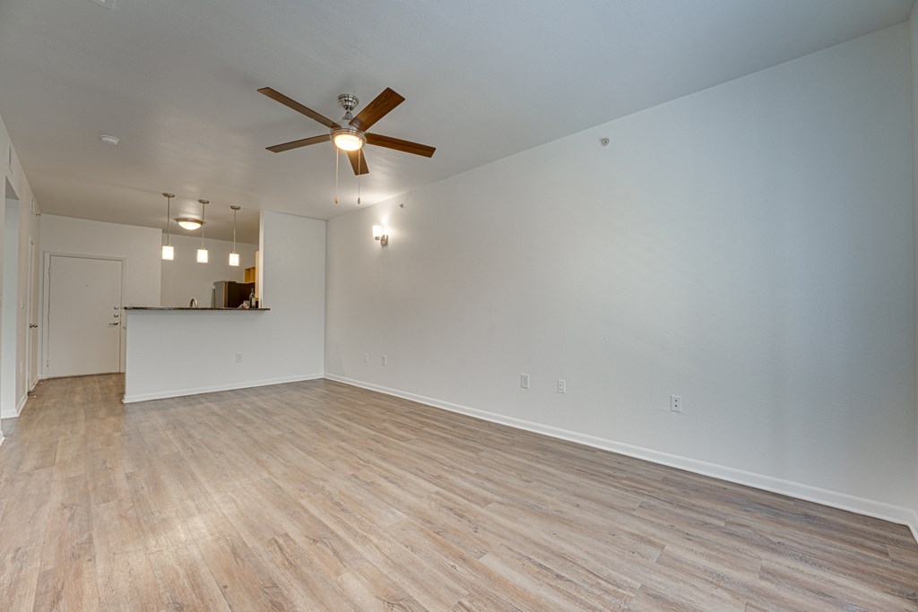 Lighted Ceiling Fan at Vue Live Oak, Dallas