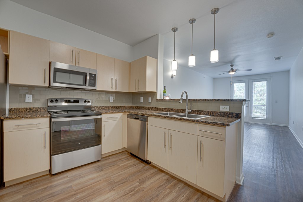 Large Kitchen at Vue Live Oak, Dallas, TX