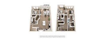 Haskell Floor Plan at Vue Greenville, Texas