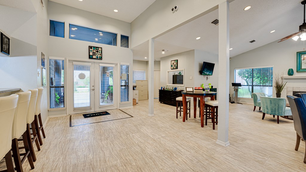 Clubhouse interior at Wilson Crossing, Cedar Hill, Texas