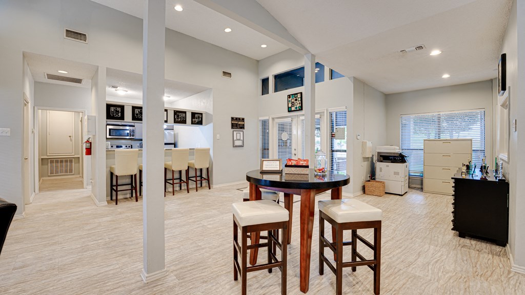 Clubhouse interiors at Wilson Crossing, Cedar Hill
