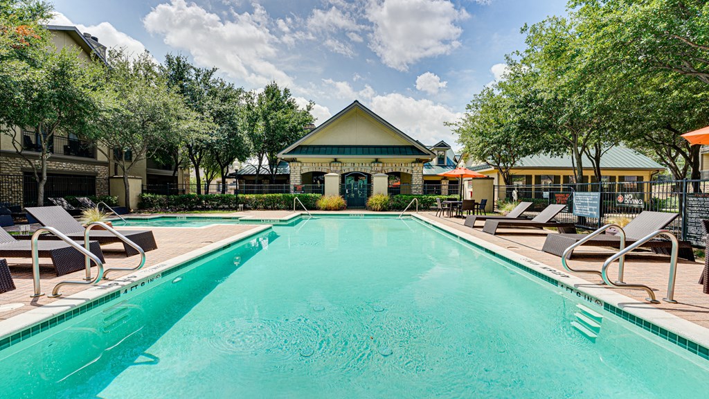 Swimming Pool With Relaxing Sundecks at Wind Dance, Carrollton, TX