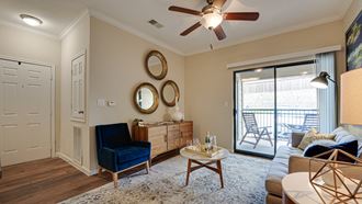 Modern Living Room at Wind Dance, Carrollton, TX, 75010