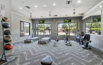 Fitness Center at Cypress Apartments in McKinney, TX