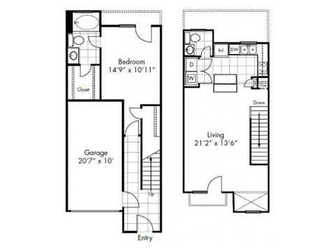 Sweetwater Floor Plan at Vue Live Oak, Dallas
