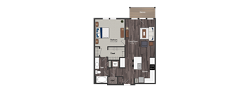 168 - hendrix - 1 bedroom