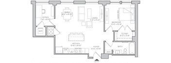 1 bedroom