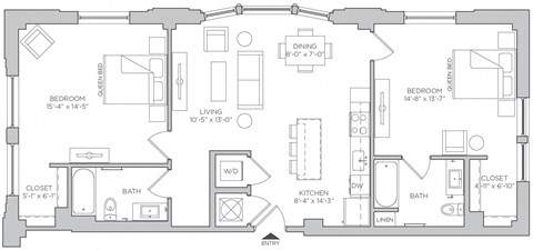 2 bedroom