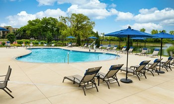 Relaxing Swimming Pool With Sundeck at Foxboro Apartments, Wheeling, Illinois - Photo Gallery 21