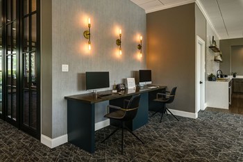 Modern Desk at Foxboro Apartments, Illinois, 60090 - Photo Gallery 8